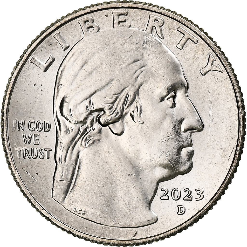 United States, 25 Cents, 2023, Denver, Copper-Nickel Clad Copper, MS(63)