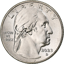 United States, 25 Cents, 2023, Denver, Copper-Nickel Clad Copper, MS(63)