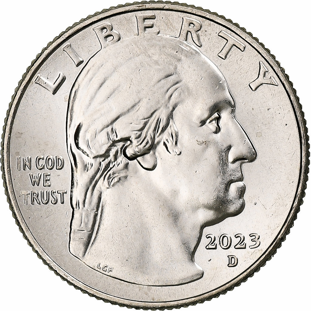 United States, 25 Cents, 2023, Denver, Copper-Nickel Clad Copper, MS(63)