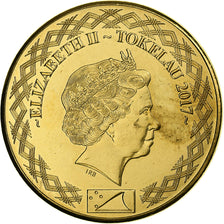 Tokelau, 2 Dollars, 2017, Alluminio-bronzo, SPL
