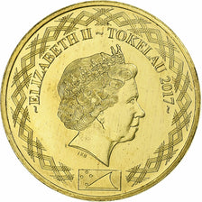 Tokelau, Dollar, 2017, Aluminio - bronce, SC