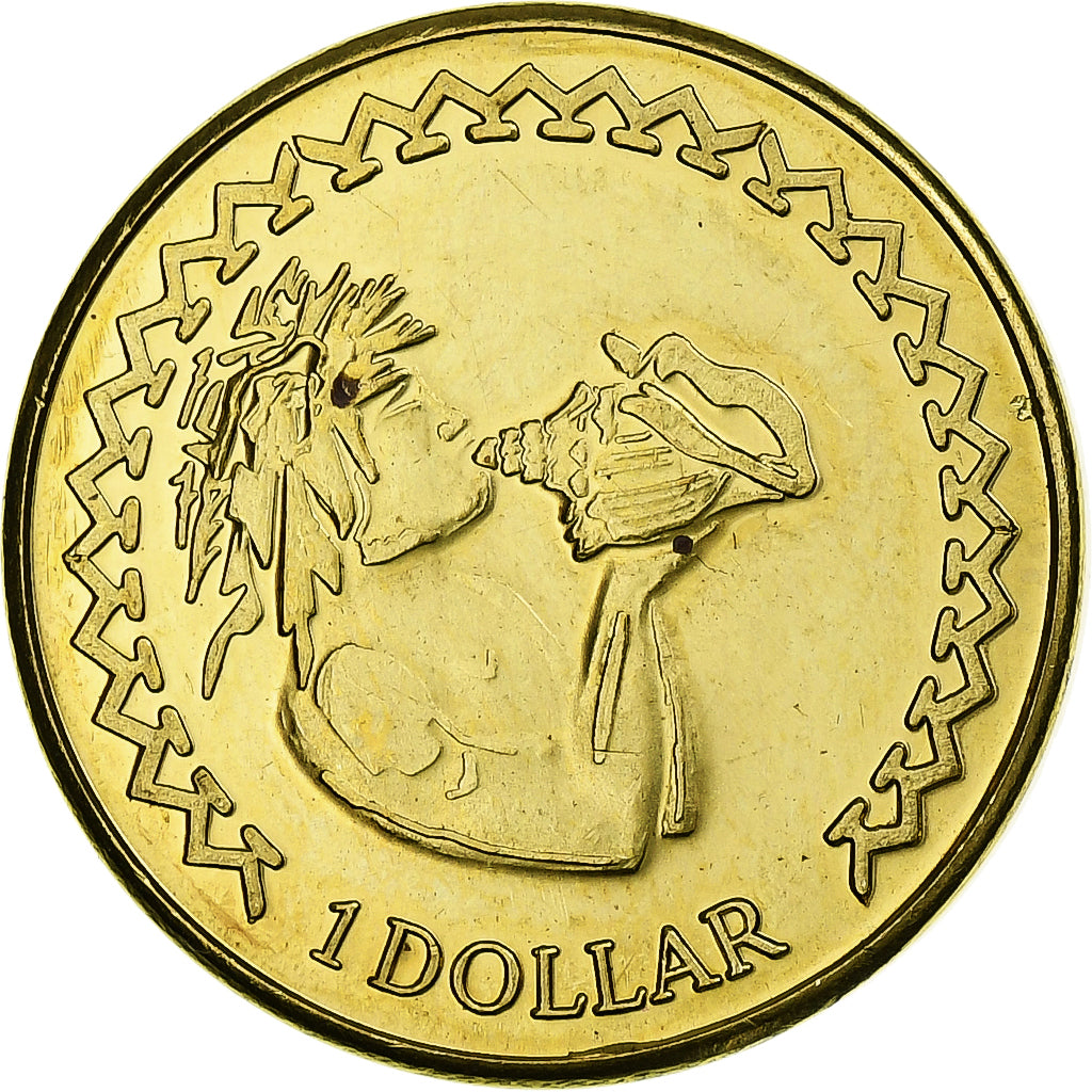 Tokelau, Dollar, 2017, Aluminio - bronce, SC