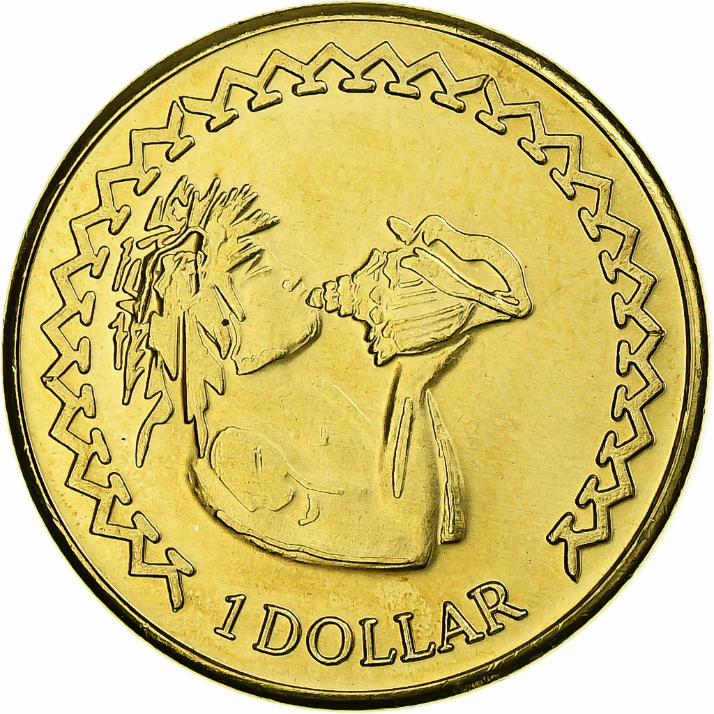 Toquelau, Dollar, 2017, Alumínio-Bronze, MS(63)