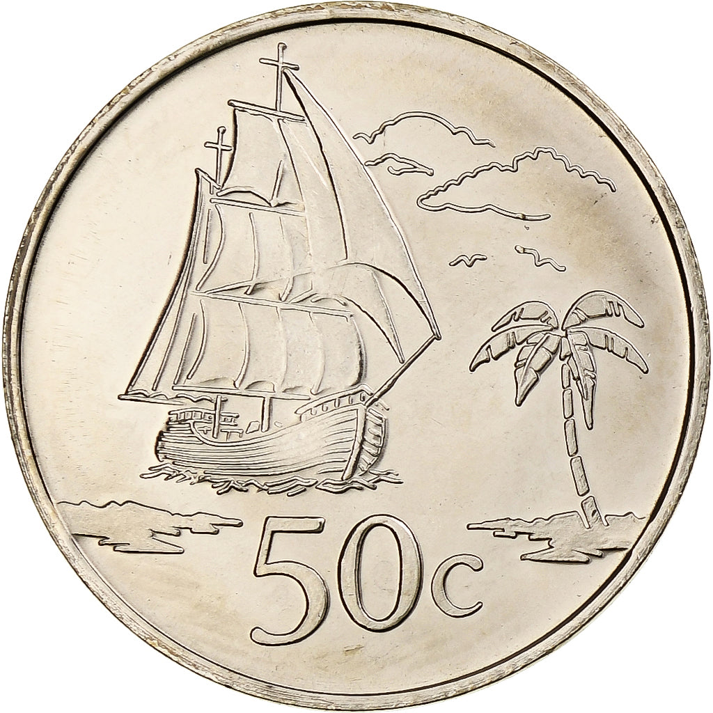 Tokelau, 50 Cents, 2017, Cupro-nikkel, UNC-