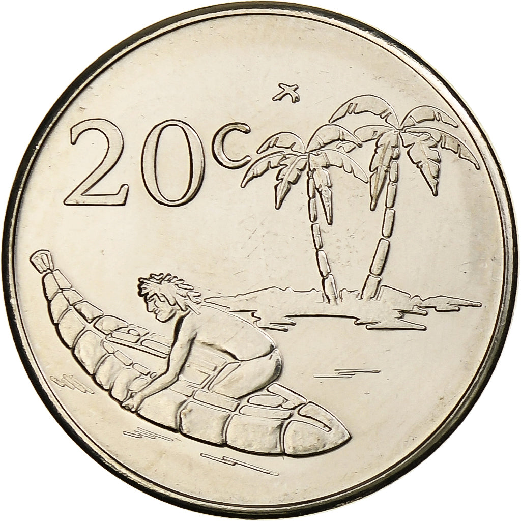 Toquelau, 20 Cents, 2017, Cobre-níquel, MS(63)