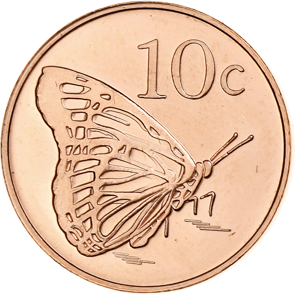 Toquelau, 10 Cents, 2017, Bronze, MS(63)