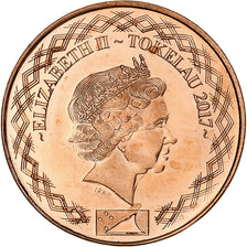 Tokelau, Cent, 2017, Brązowy, MS(63)