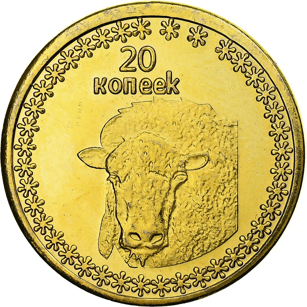 Russia, 20 Kopeks, Buryatia, 2014, Ottone, SPL