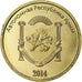 Ukraine, 50 Kopeks, 2014, Russian Crimea, Brass Clad Steel, MS(63)