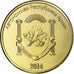 Ukraine, 50 Kopeks, 2014, Russian Crimea, Brass Clad Steel, MS(63)