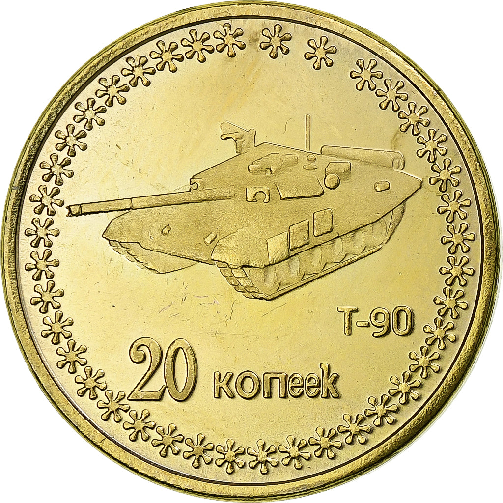 Ukraine, 20 Kopeks, 2014, Russian Crimea, Brass Clad Steel, MS(63)
