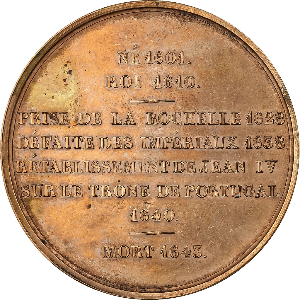 Frankreich, Medaille, Les rois de France, Louis XIII, Bronze, Depuymaurin