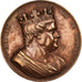 Frankreich, Medaille, Les Rois de France, Charles III, 1839, Bronze, Caqué, VZ