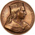 Frankreich, Medaille, Les Rois de France, Clovis II, 1840, Bronze, Caqué, SS+