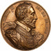 Frankreich, Medaille, Les Rois de France, Henri II, 1836, Bronze, Caqué, SS+