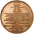Frankreich, Medaille, Les Rois de France, Eudes, 1839, Bronze, Caqué, SS+