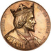 Frankreich, Medaille, Les Rois de France, Henri Ier, 1838, Bronze, Caqué, SS+