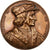 Frankreich, Medaille, Les Rois de France, Charles VI, Bronze, Caqué, SS+