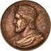 France, Médaille, Les rois de France, Raoul, 1839, Bronze, Caqué, TTB+