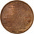 Francja, medal, Les rois de France, Clotaire III, 1840, Brązowy, Caqué