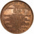 Francja, medal, Les Rois de France, Louis II, 1839, Brązowy, Caqué, AU(50-53)