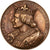 Francja, medal, Les Rois de France, Louis X, Brązowy, Caqué, AU(55-58)
