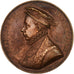 France, Medal, Les Rois de France, François II, 1836, Bronze, Caqué, AU(50-53)
