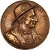 France, Medal, Les Rois de France, Louis XI, 1836, Bronze, Caqué, AU(50-53)