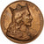 Francja, medal, Les rois de France, Clotaire II, 1840, Brązowy, Caqué