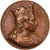 Francja, medal, Les rois de France, Chilpéric II, 1840, Brązowy, Caqué