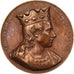 Frankreich, Medaille, Les rois de France, Chilpéric II, 1840, Bronze, Caqué