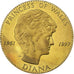 United Kingdom, Medaille, La Princesse Diana, 1997, Copper-Nickel Gilt, VZ+