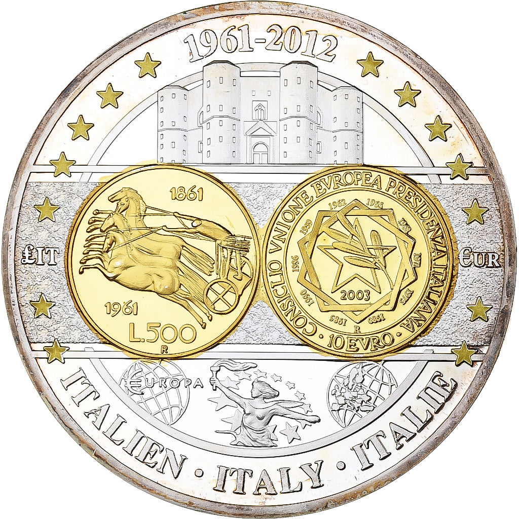 France, Medal, Pièces Commémoratives d'Europe, Silver, AU(55-58)