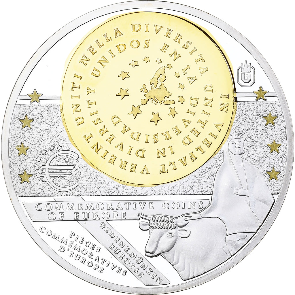 France, Medal, Pièces Commémoratives d'Europe, Silver, AU(55-58)