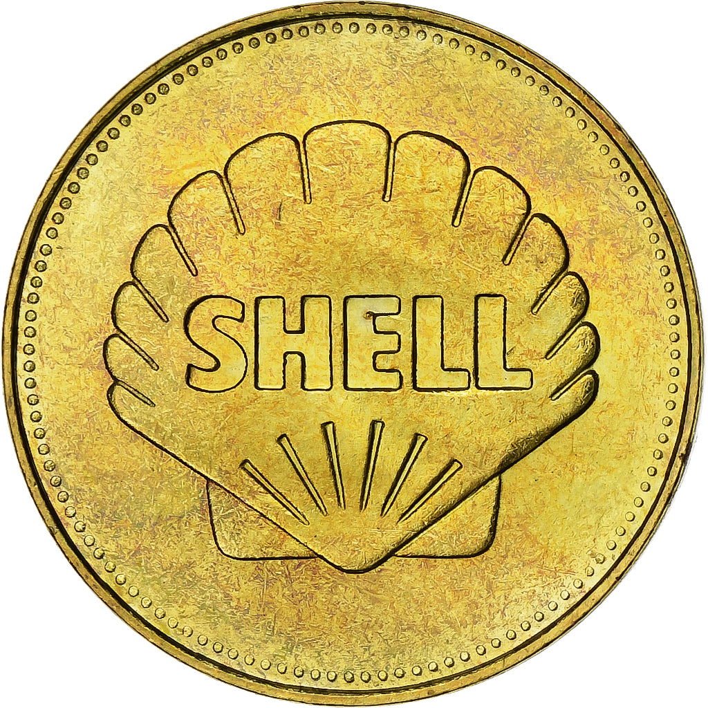 France, Token, Collection Shell, Wilbur and Orville Wright, Bronze-Aluminium