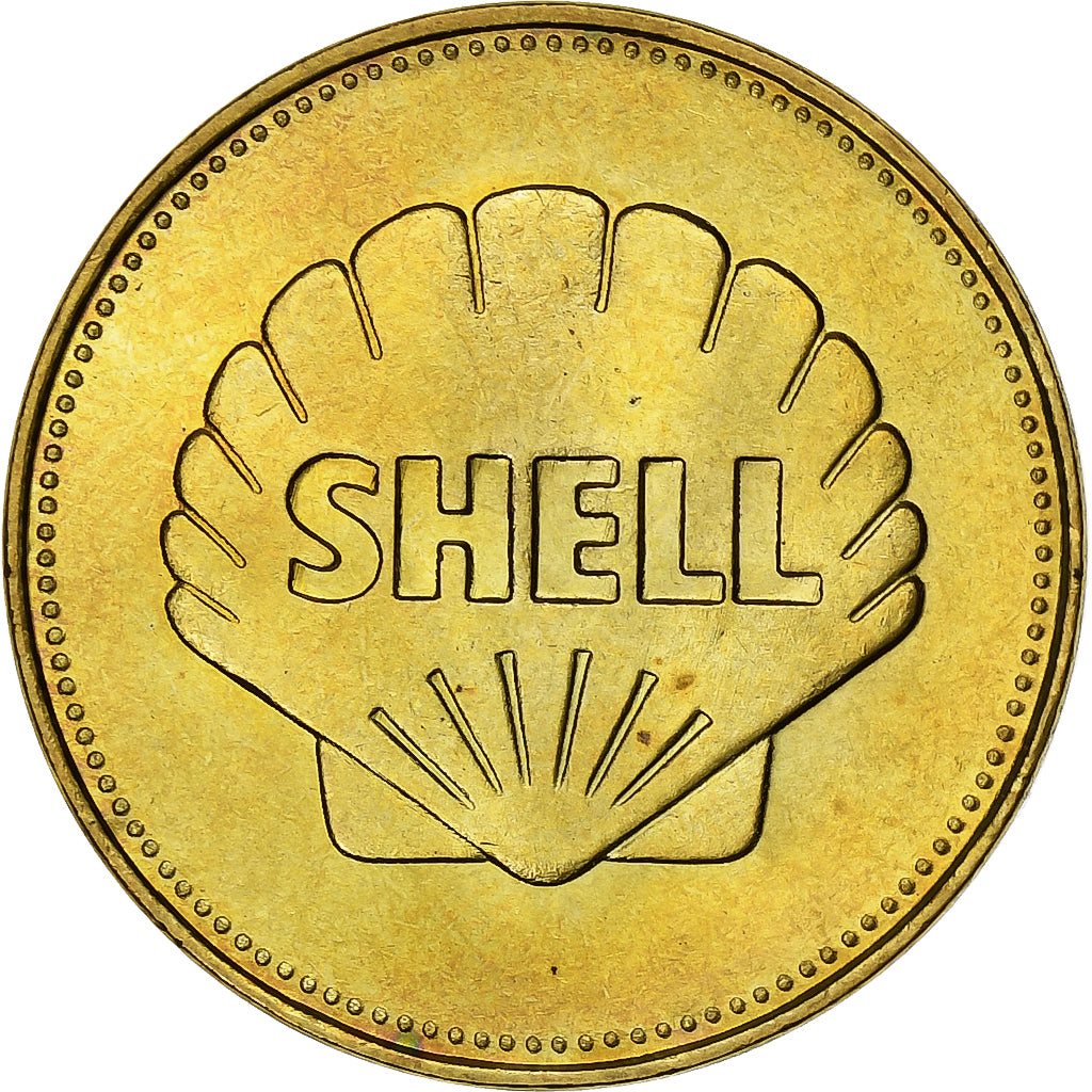 France, Token, Collection Shell, Auguste Piccard, Bronze-Aluminium, AU(55-58)