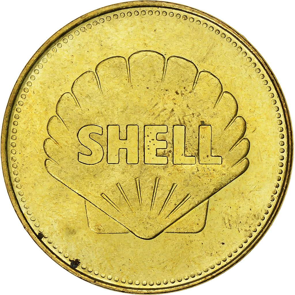 Francia, ficha, Collection Shell, Bell XS1, Bronzo-alluminio, SPL-