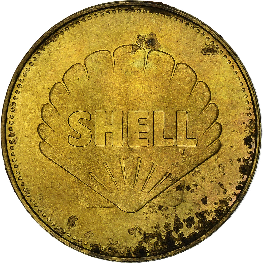 France, Token, Collection Shell, Wernher von Braun, Bronze-Aluminium, EF(40-45)