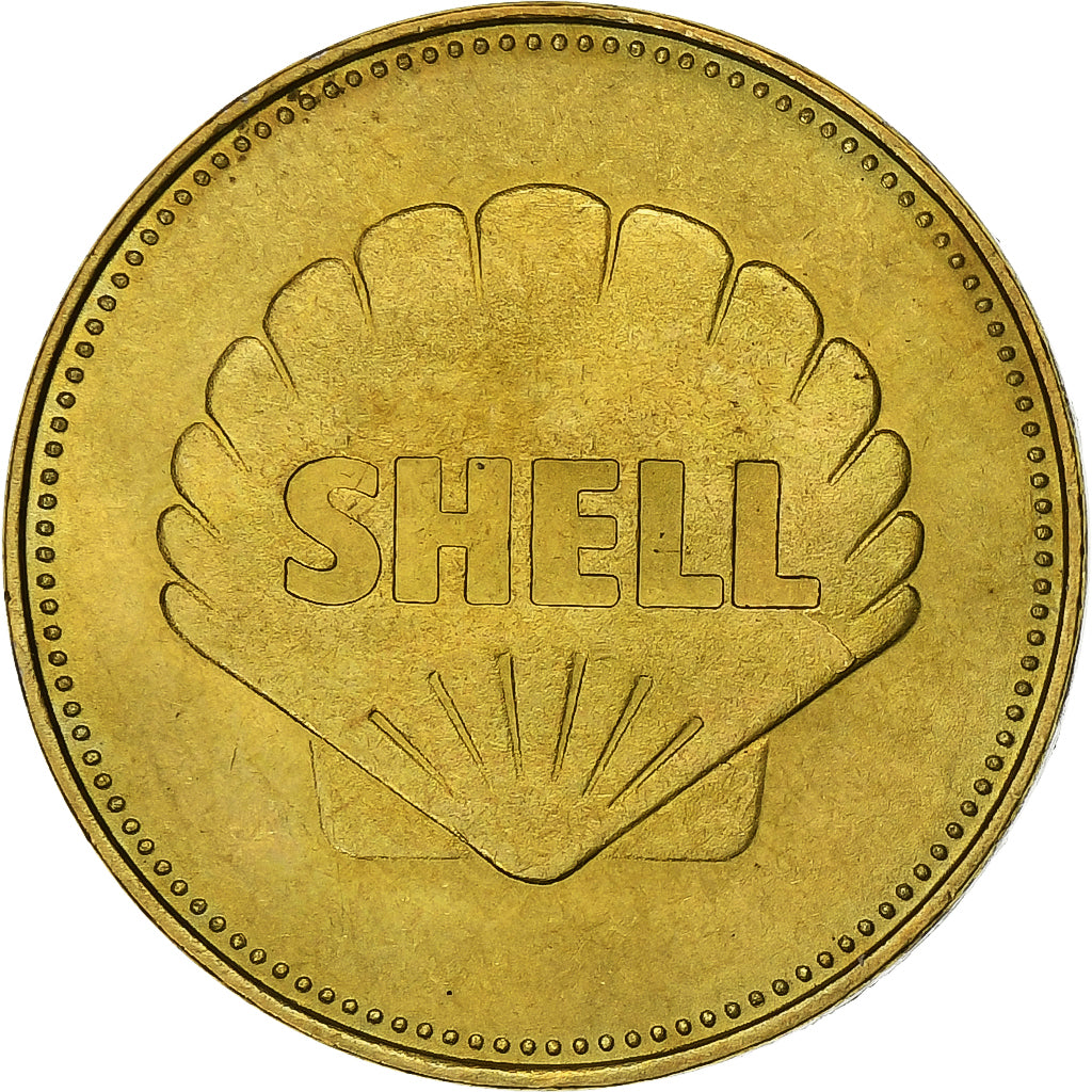 France, Jeton, Collection Shell, Yuri Gagarin, Vostok 1, Bronze-aluminium, SUP