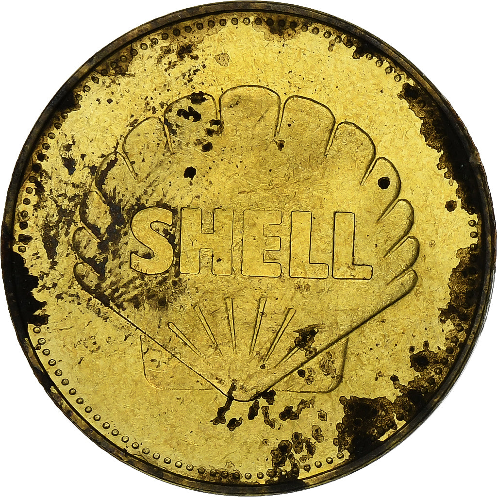 France, Token, Collection Shell, Apollo 8, Bronze-Aluminium, EF(40-45)