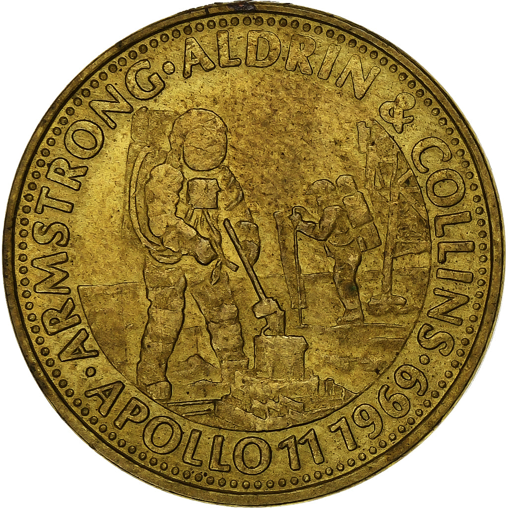 France, Token, Collection Shell, Apollo 11, Bronze-Aluminium, AU(55-58)