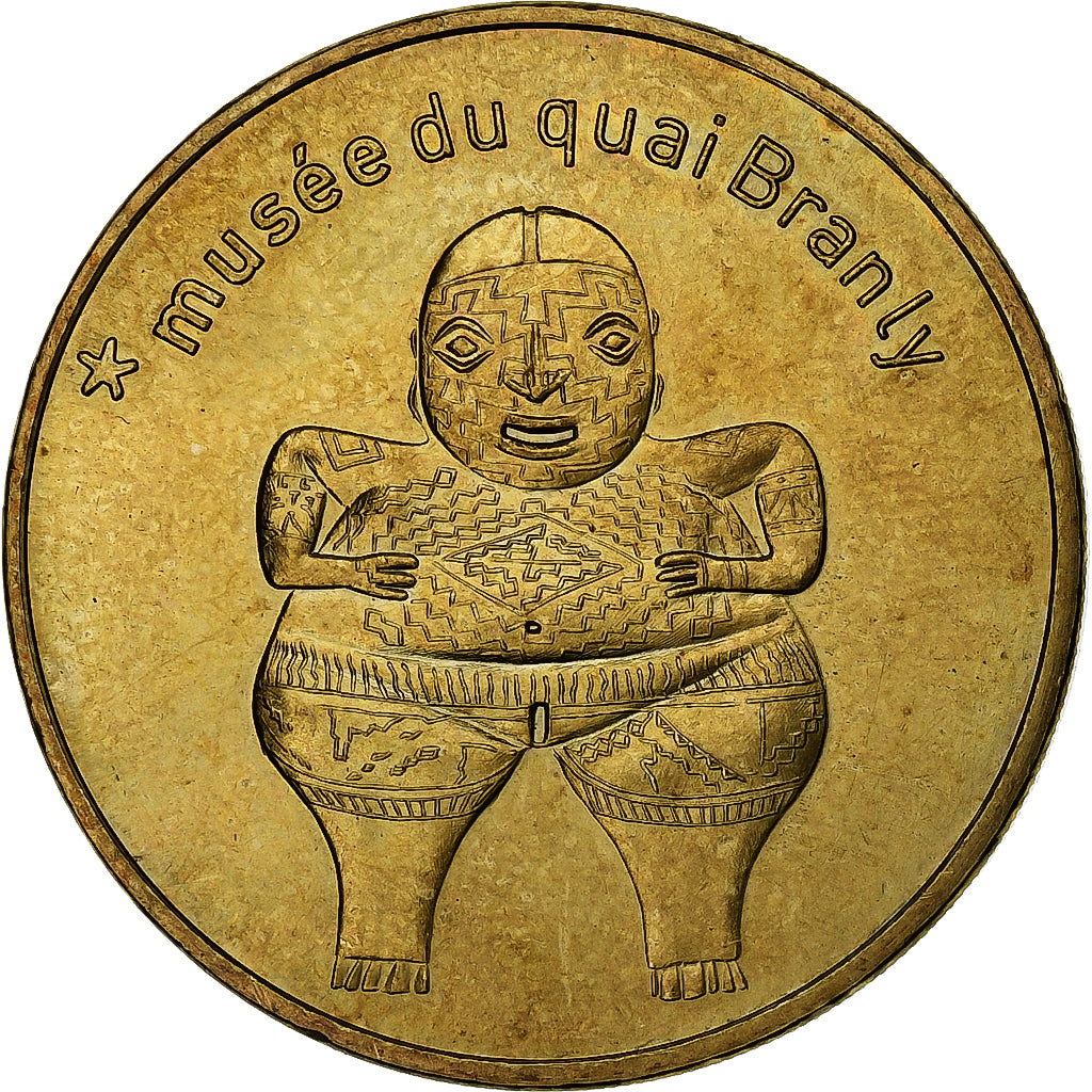 France, Token, 75/ Paris - Musée du Quai Branly - Chupi, 2006, Copper-nickel