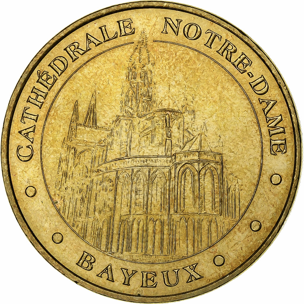 Frankreich, betaalpenning, Bayeux - Cathédrale Notre-Dame, 2009, Copper-nickel
