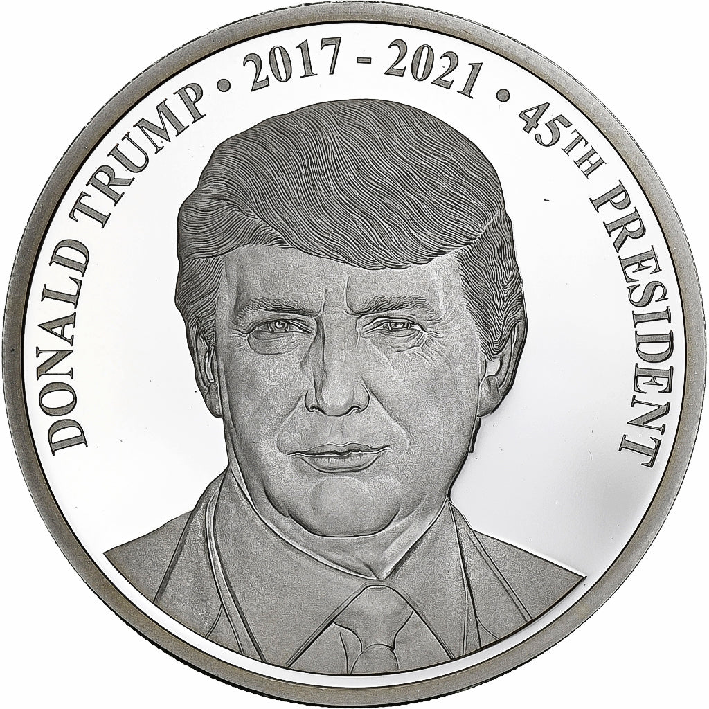 Estados Unidos da América, medalha, Donald Trump, Cobre-níquel, MS(60-62)