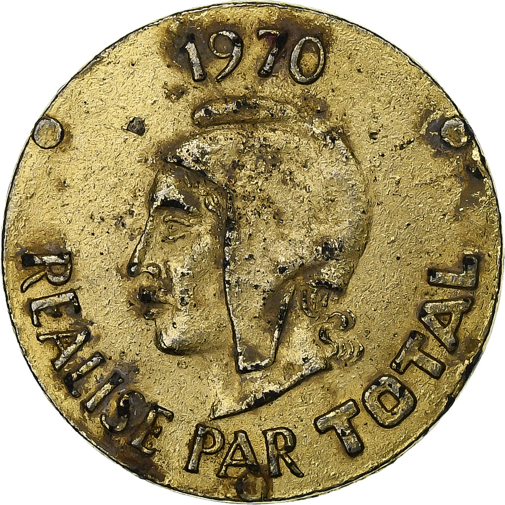 France, Token, Collection Total, Jules Ferry, 1970, Brass, EF(40-45)