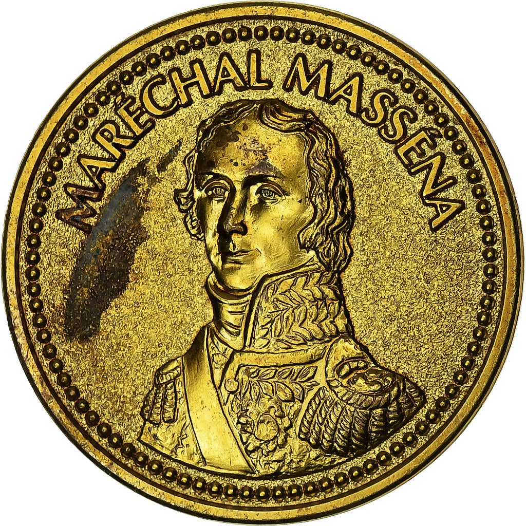 France, Medal, Napoléon Ier, Maréchal Masséna, Brass, AU(50-53)