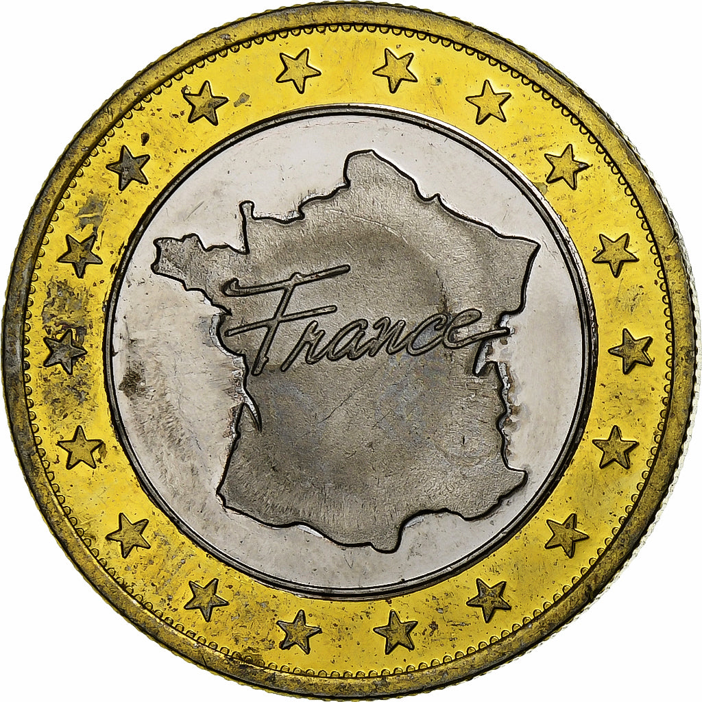 France, Token, Fort Mahon Plage, Copper-nickel Aluminium, AU(50-53)