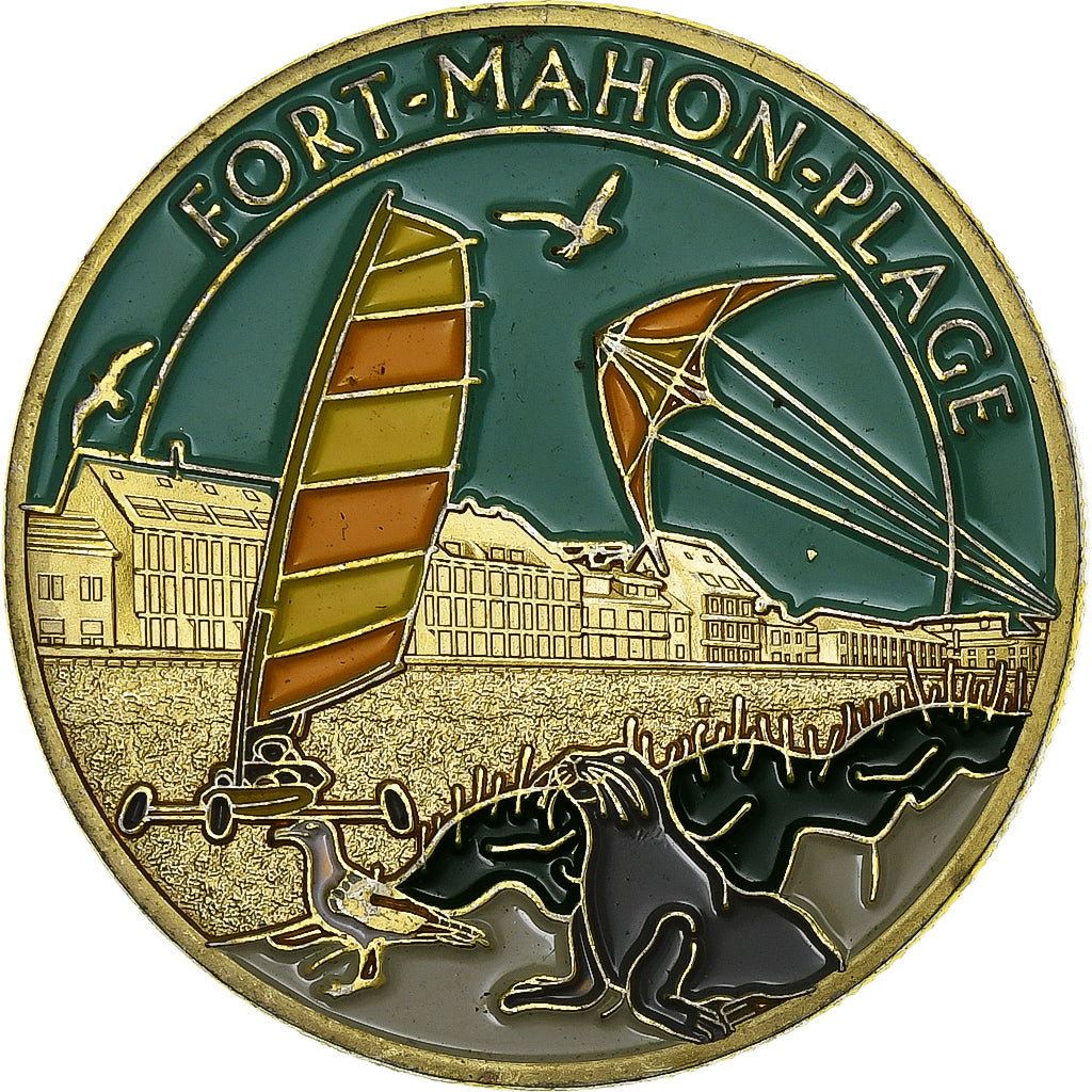 France, Token, Souvenirs et patrimoine - Fort Mahon Plage, Copper-nickel