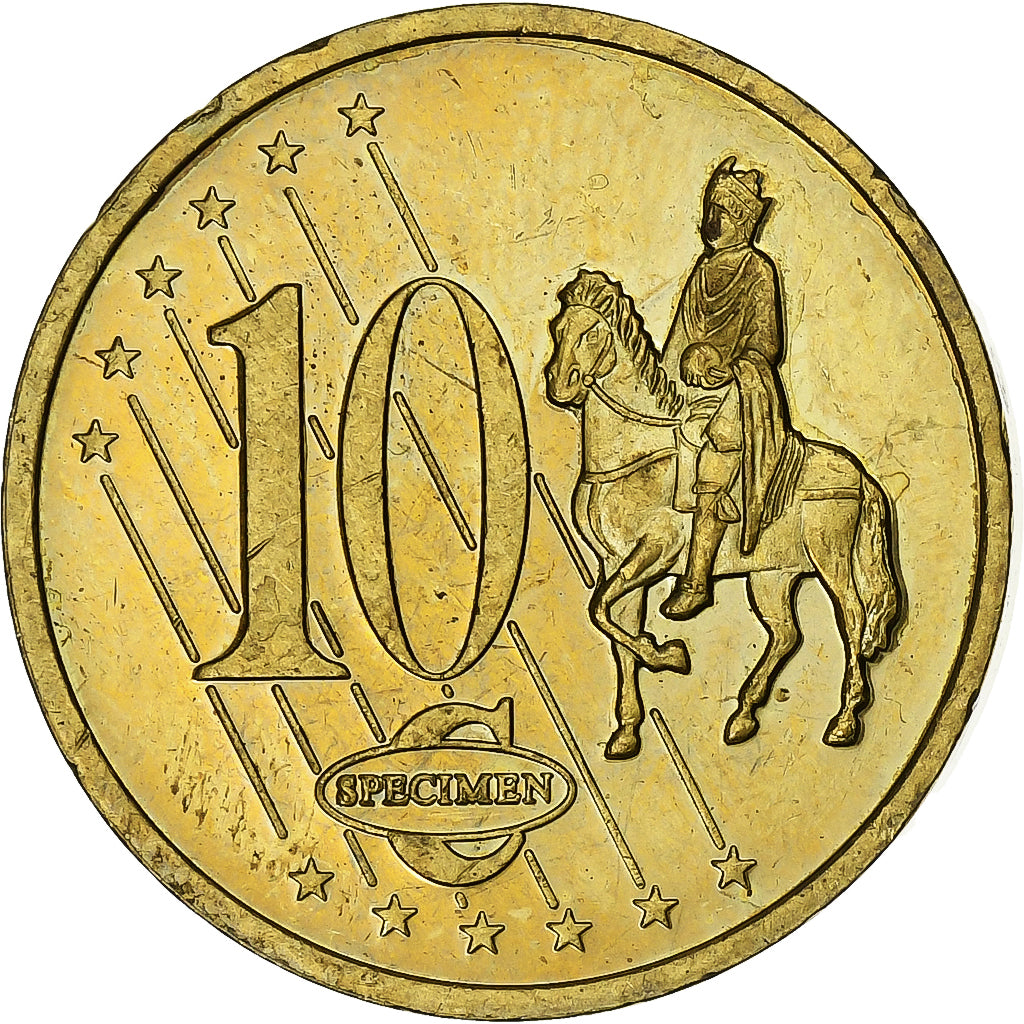 Dania, medal, 10 C, Essai-Trial, 2003, Pokryte Miedź- Nikiel, AU(55-58)