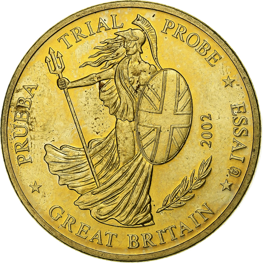 Zjednoczone Królestwo Wielkiej Brytanii, medal, 20 C, Essai-Trial, 2002